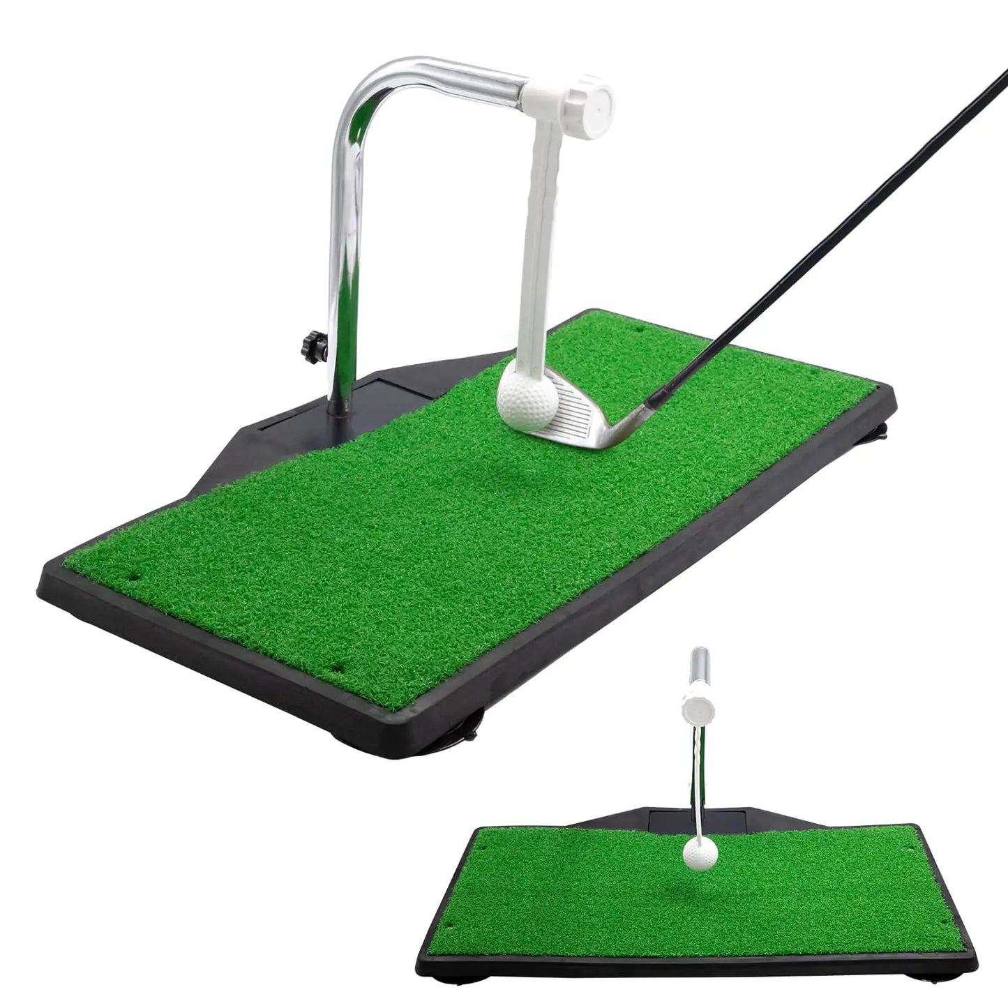 BESTISAN Golf Swing Trainer - Golf Training Equipment Golf Swing Practice Mat Training Aid - Golf Swing and Hitting Trainer for Indoor Outdoor Home
