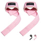 Lifting Straps for Women Weightlifting Straps for Men Wrist Straps for Weightlifting Workout Deadlift Straps Gym Hand Straps Power Lifting Wrist Straps AM004 02 Pink