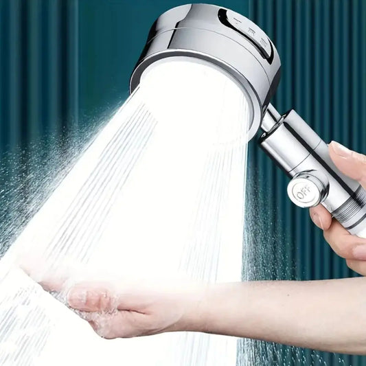 Circular 3 Speed High-pressure Handheld Shower Head