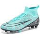 High-Top Men's Football Shoes - Anti-Slip Microfiber