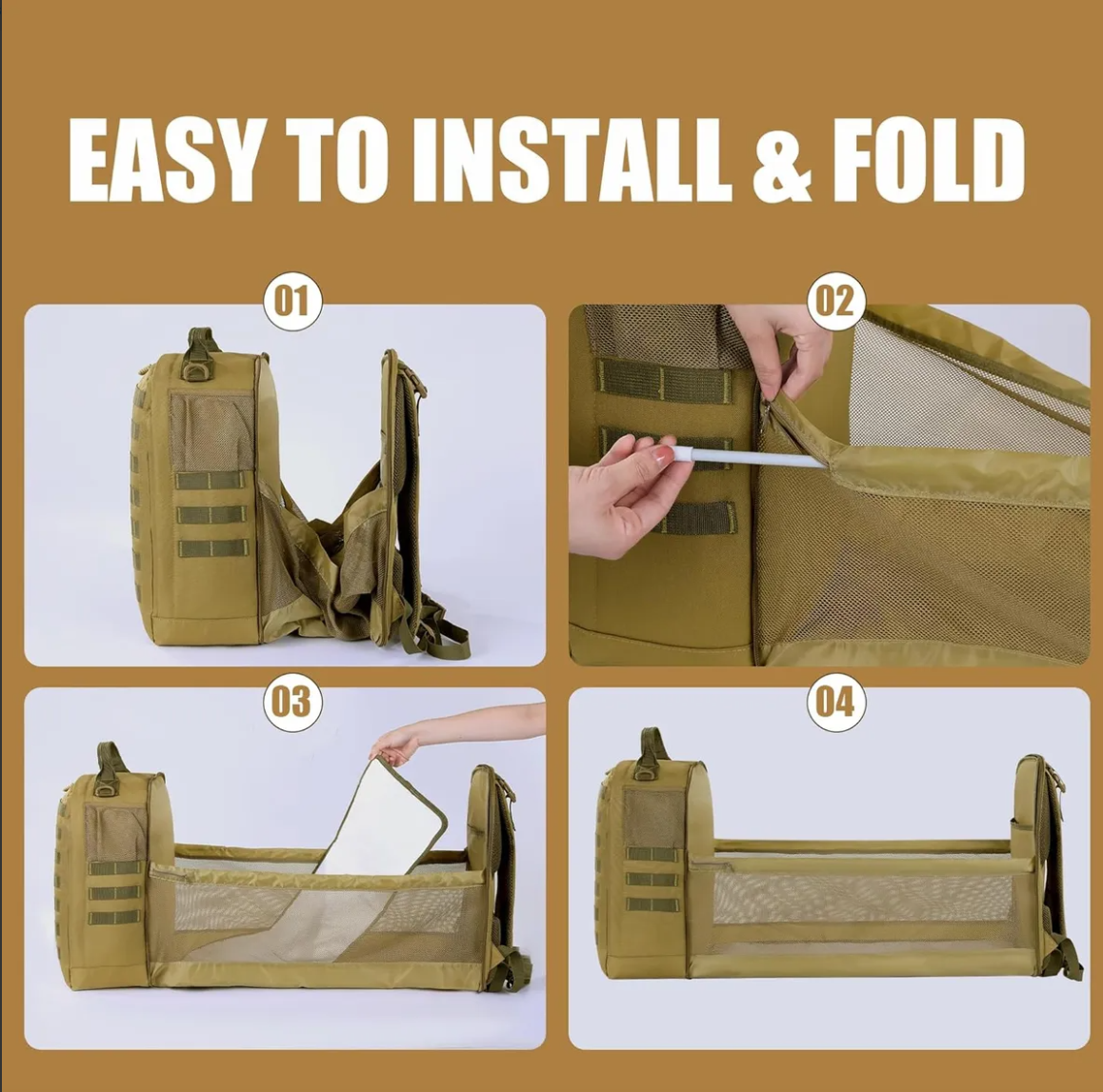 MABOZOO Baby Diaper Bag Backpack Combo with 4 Detached Bag Diaper Bag with Expandable Diaper Changing Station and Pad Dad Diaper Bag Baby Bag for Boys Girls