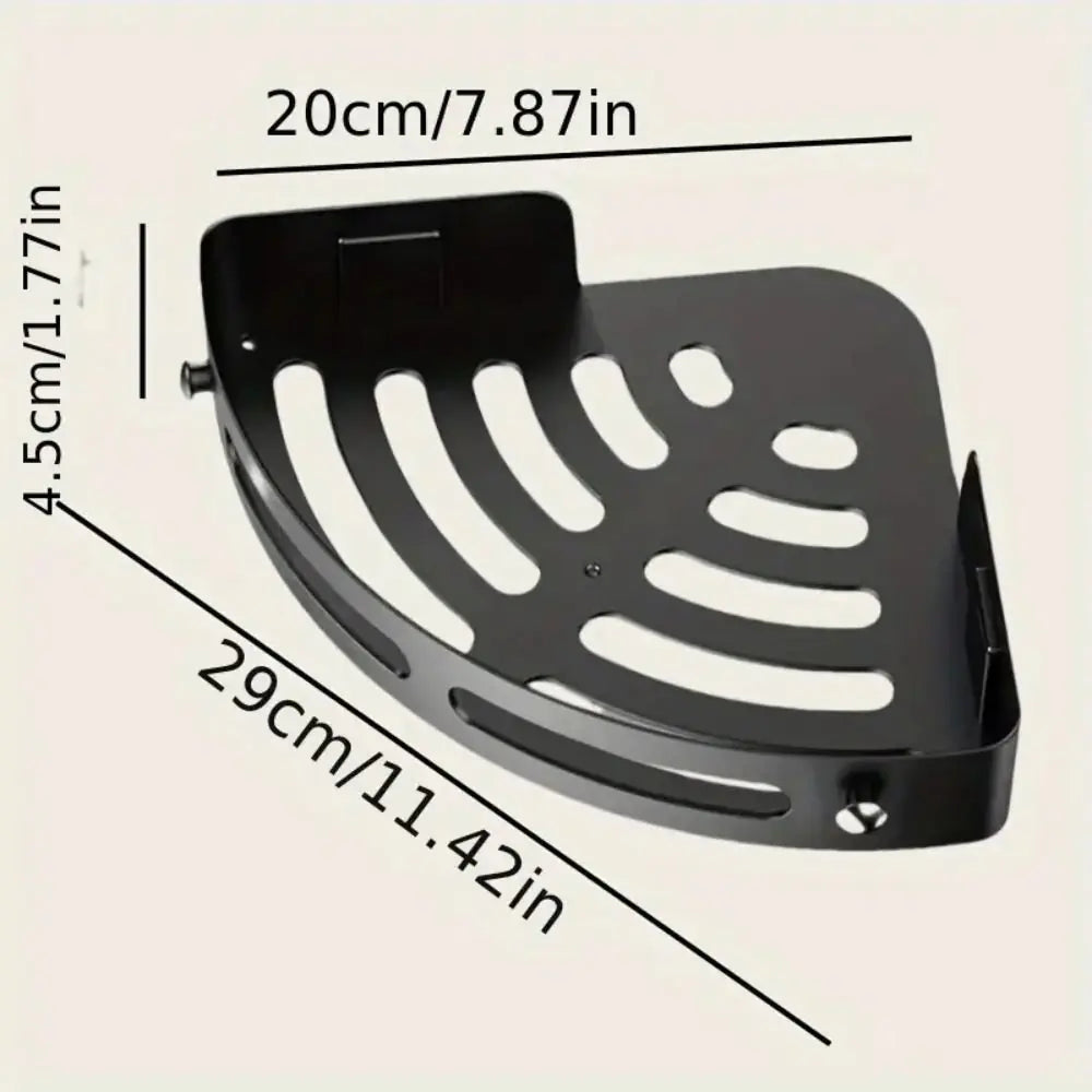 2-Tier Space-Saving Corner Shower Caddy Organizer