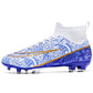 High-Top Men's Football Shoes - Anti-Slip Microfiber