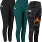 Fengbay 3 Pack High Waist Fleece Lined Yoga Pants Pocket Yoga Pants Tummy Control Workout Running 4 Way Stretch Yoga Leggings