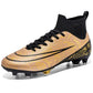 High-Top Men's Football Shoes - Anti-Slip Microfiber