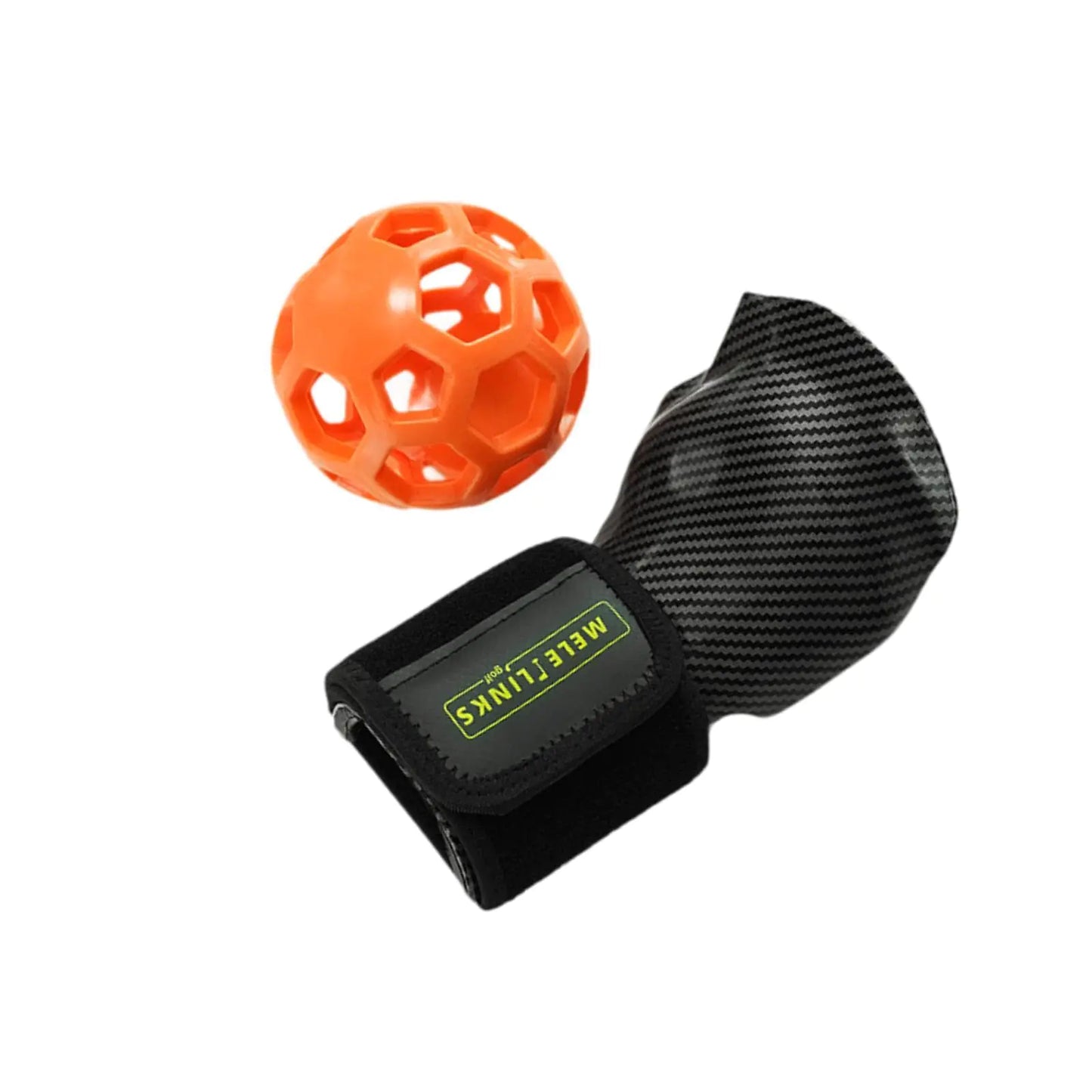 Generic Golf Swing Trainer Ball Upgraded Golf Wrist Training Aid Golf Swing Training Aid for Posture Correction Golf Practice Equipment Swing Posture Corrector for Golf Beginners (Orange Ball)