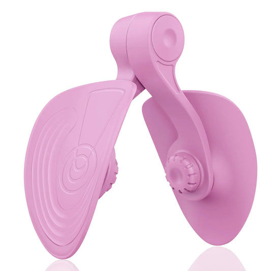 Thigh Master Kegel Exercise Products for Women Pelvic Floor Muscle Trainer Inner Thigh Hip Exercise Equipment Postpartum Rehabilitation Pelvic Floor (Pink)