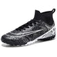 High-Top Men's Football Shoes - Anti-Slip Microfiber