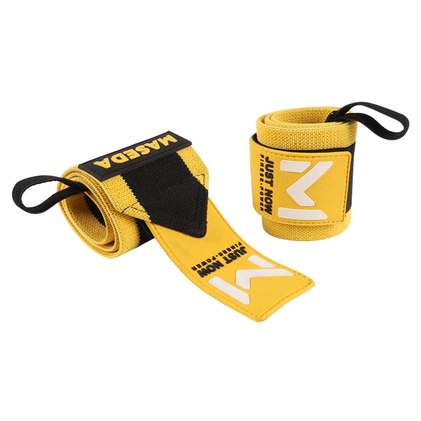 Cinlitek Pro-Grade Weightlifting Wrist Wraps (24") for Gym Strength Training and Powerlifting(1 Pair) - Heavy-Duty Thumb Loop Straps for Maximum Wrist Support in Bodybuilding & Fitness (Men & Women)